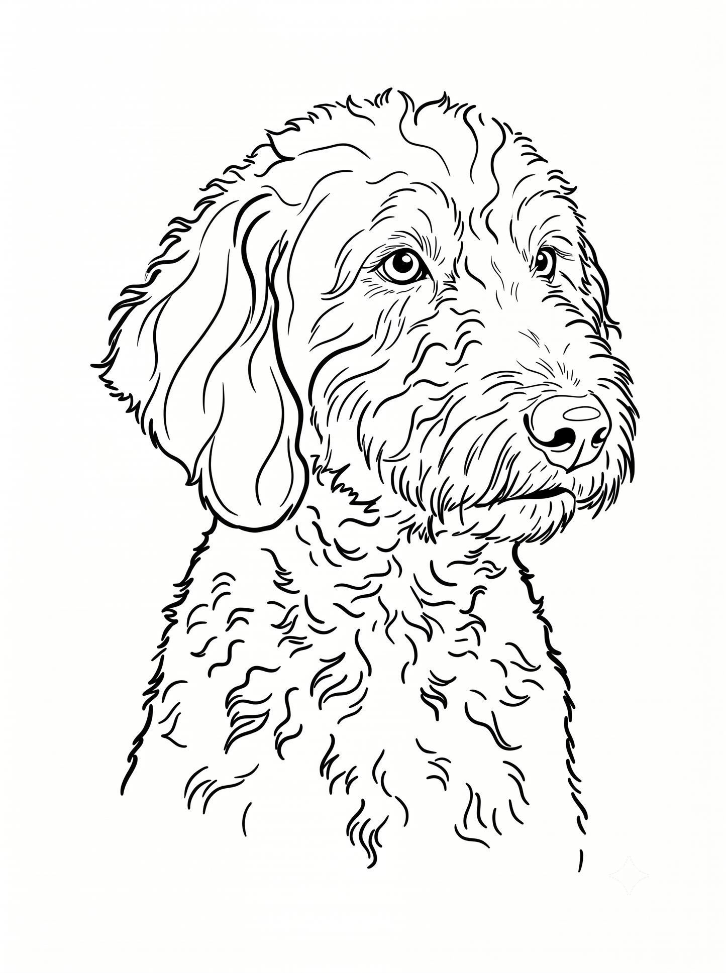 Custom 3D-Printed Dog Portrait